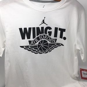 Authentic Jordan -wing it air Jordan shirt.